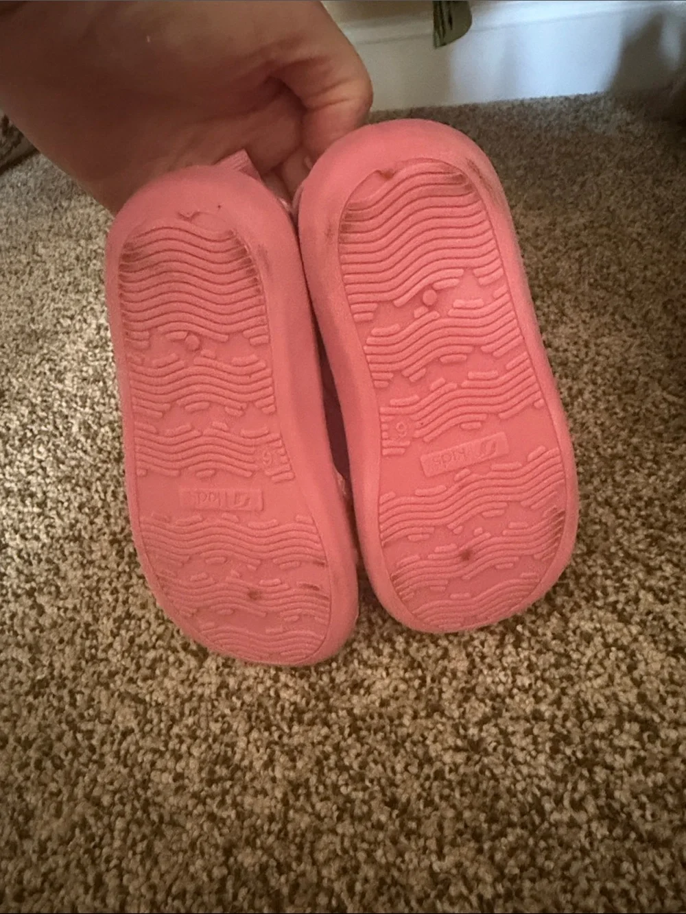 Baby Pink Tie-Dye Water Shoes - Breathable Summer Shoes Size 6 Baby/Toddler